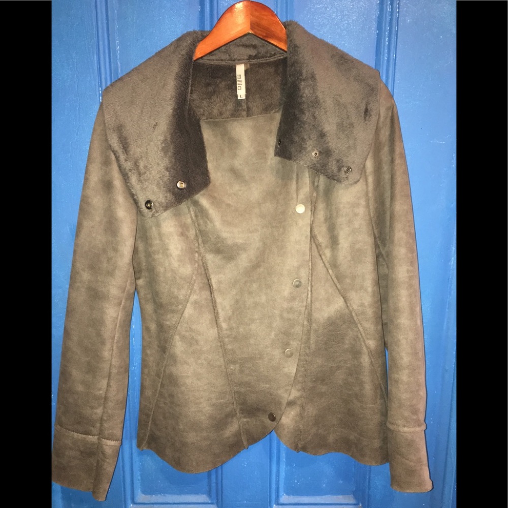 Womens shearling-like jacket